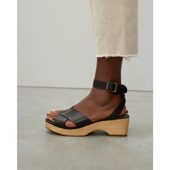 Everlane THE CLOG SANDAL Black Size 5 - Picture 1 of 10